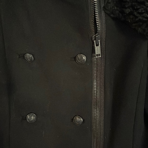 Bird by juicy couture, vintage, black wool jacket, size medium - Picture 3 of 7